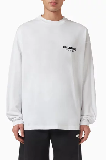 Classic-fit Long Sleeve T-shirt in Cotton-jersey