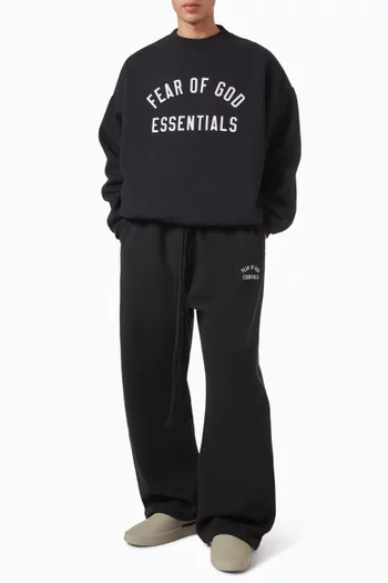 Varsity 90s Crewneck Sweatshirt in Core Fleece