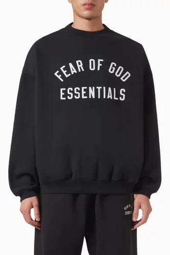 Varsity 90s Crewneck Sweatshirt in Core Fleece