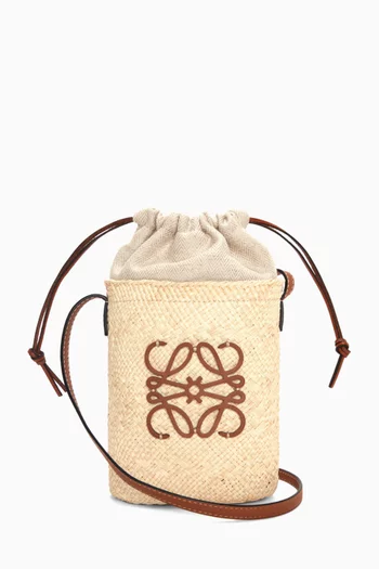 Anagram Square Pocket Bag in Iraca Palm