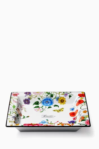 x Ginori 1735 Large Flora-print Trinket Tray