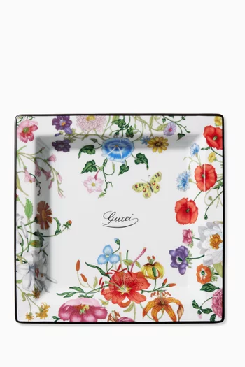 x Ginori 1735 Large Flora-print Trinket Tray