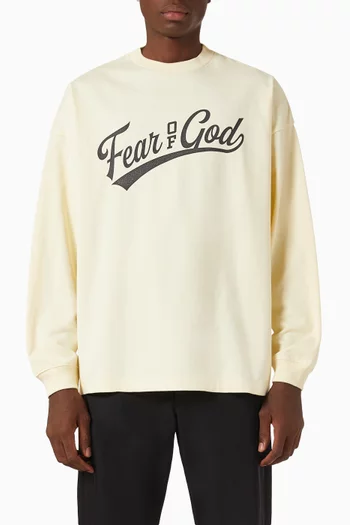 Merch Long Sleeve T-shirt in Cotton Jersey