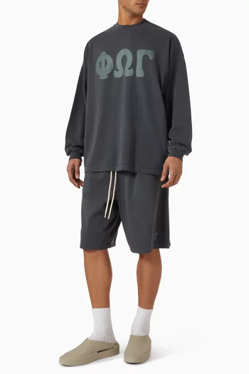 Merch Long Sleeve T-shirt in Heavy Jersey