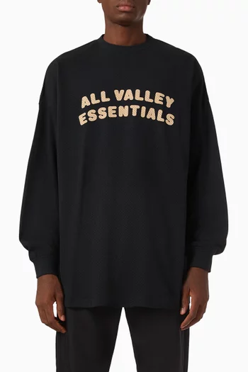 Merch Long Sleeve T-shirt in Sport Mesh