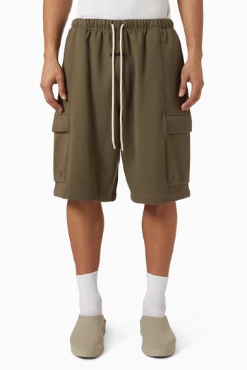 Cargo Basketball Shorts in Core Fleece