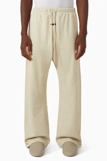 Flare Sweatpants in Cotton Fleece