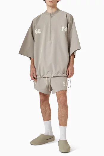 Gym Shorts in Sporty Nylon
