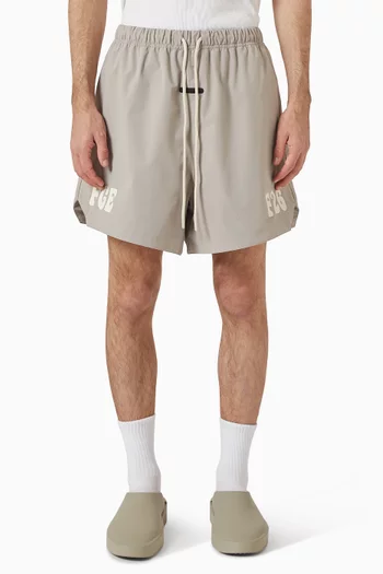 Gym Shorts in Sporty Nylon