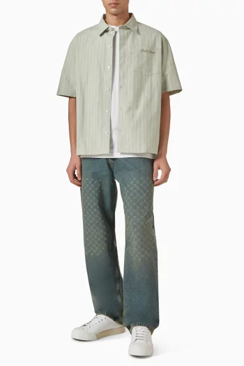 Faded Monogram Amba Jeans