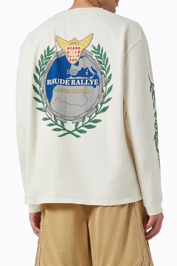 Tripoli Wreath T-shirt in Cotton