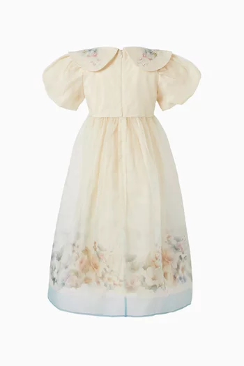Floral Dress in Organza