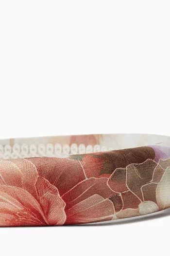 Padded Floral Hairband