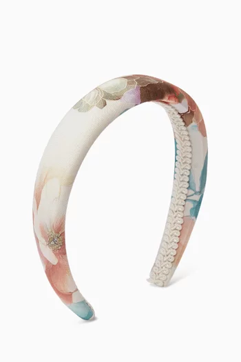 Padded Floral Hairband
