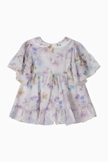 Floral-print Dress