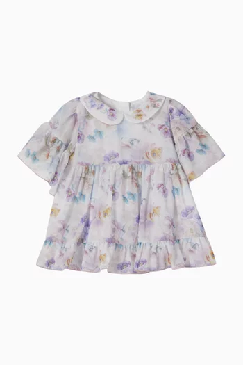 Floral-print Dress