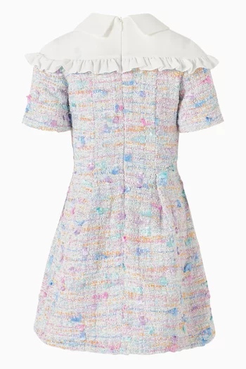 Sequin-embellished Dress in Tweed