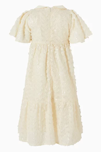 Sequin-embellished Midi Dress