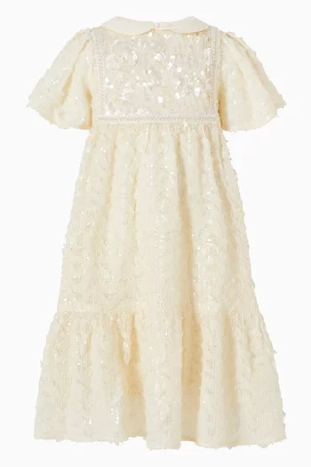 Sequin-embellished Midi Dress