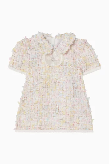 Sequin-embellished Dress in Tweed