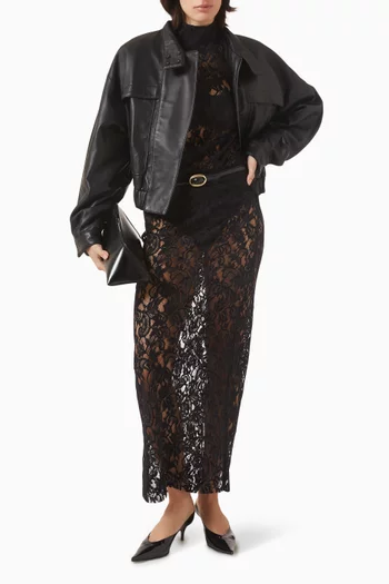 Sheer Bodysuit in Lace
