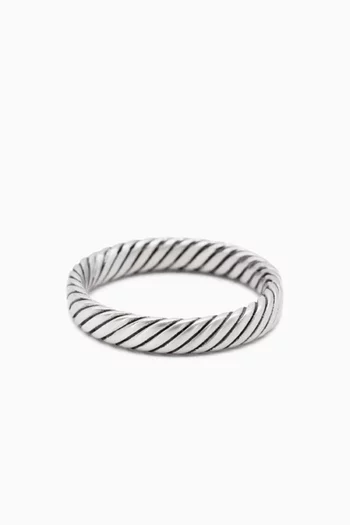 Halo Ring in Sterling Silver