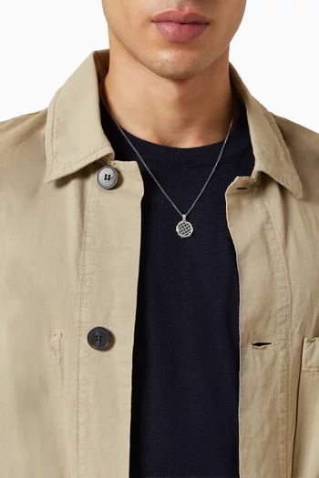 Interlock Necklace in Sterling Silver