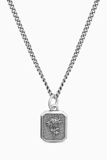 Chrysanth Necklace in Sterling Silver