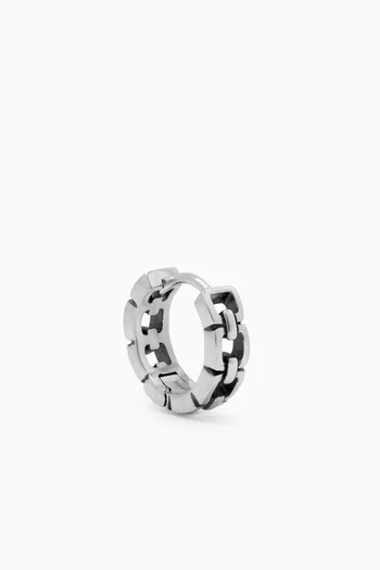 Bond Single Earring in Sterling Silver
