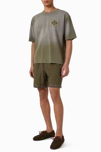 Embroidered T-shirt in Cotton