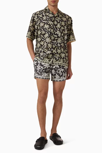 Lunar Botanica Shirt in Cotton-silk Blend