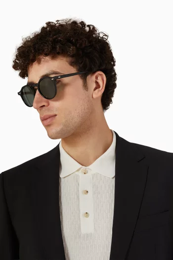 Lapel Eco Sunglasses in Bio-acetate