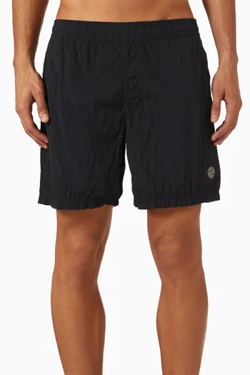 Swim Shorts in Nylon Metal