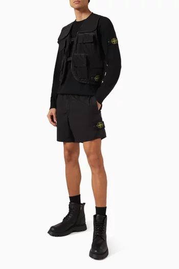 Cargo Bermuda Shorts in Nylon