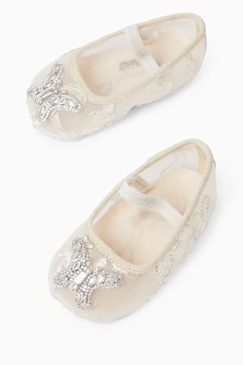 Odette Embellished Ballerina Flats