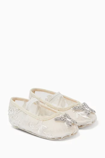 Odette Embellished Ballerina Flats