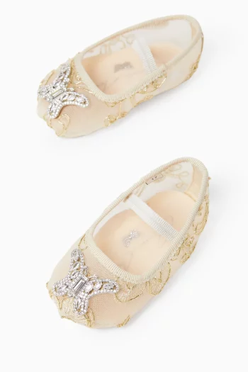 Odette Embellished Ballerina Flats