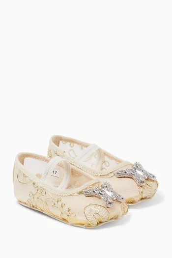 Odette Embellished Ballerina Flats