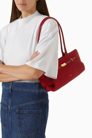 The New York Shoulder Bag in Suede