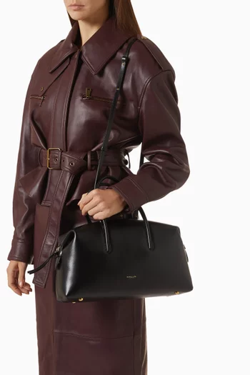 The Midi Stockholm Bag in Leather