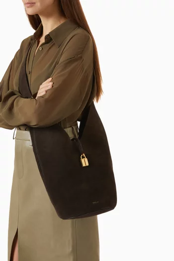 The Siena Crossbody Bag in Suede