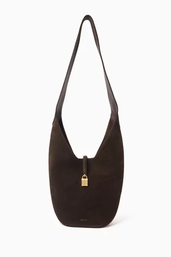 The Siena Crossbody Bag in Suede