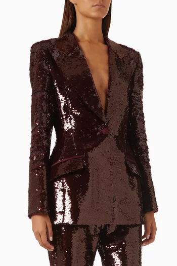 Sequin-embellished Blazer