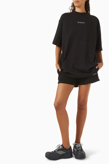 Back Shorts in Cotton Fleece