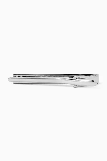 Guilloche Tie Pin in Metal