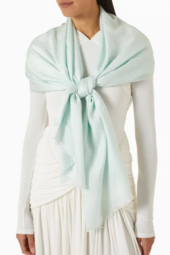 Gancini Stole in Silk Blend