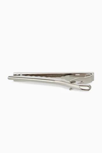Guilloche Tie Pin in Metal