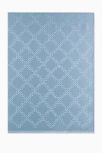 Logo Jacquard Stole