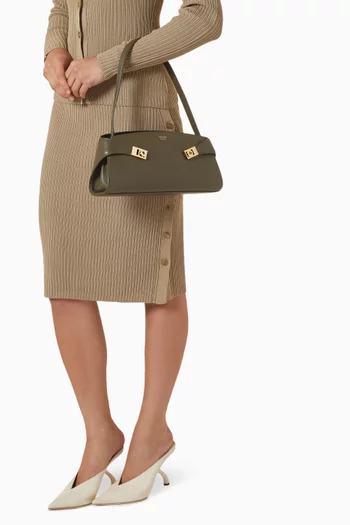 Hug East-West Shoulder Bag in Calfskin