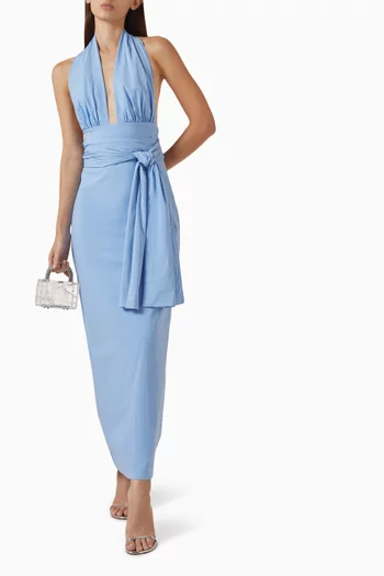 Campbell Halter Maxi Dress